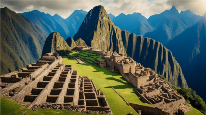 Древний город Мачу-Пикчу в Перу